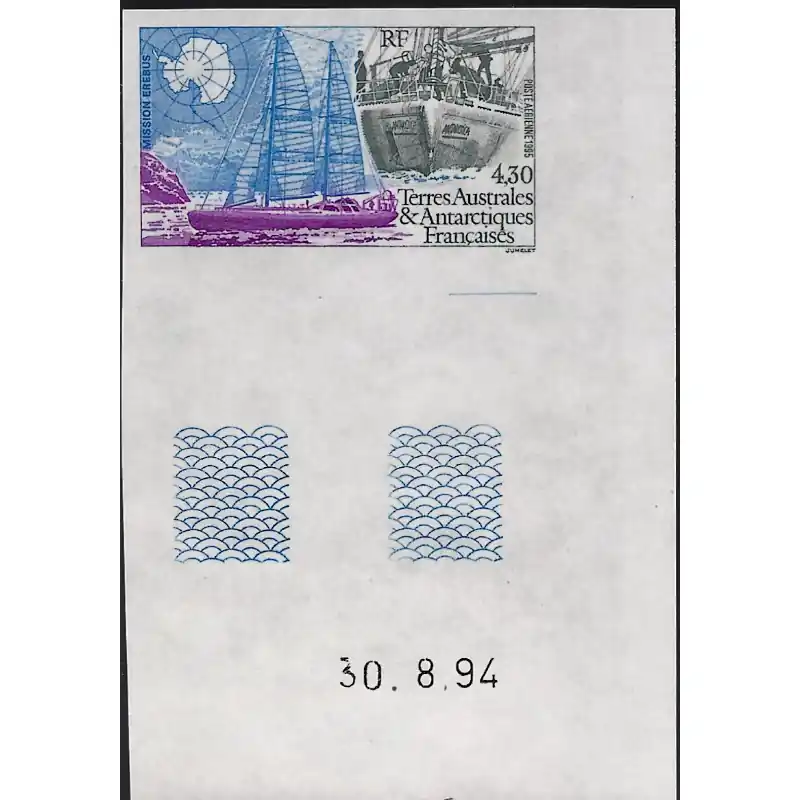 Produit De Marque Mission Erebus timbre T.A.A.F. poste aérienne N°134 non dentelé neuf**.