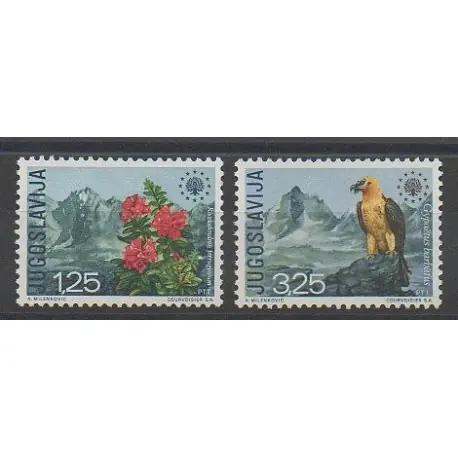 Achat Immédiat Yougoslavie - 1970 - No 1291/1292 - Rapaces