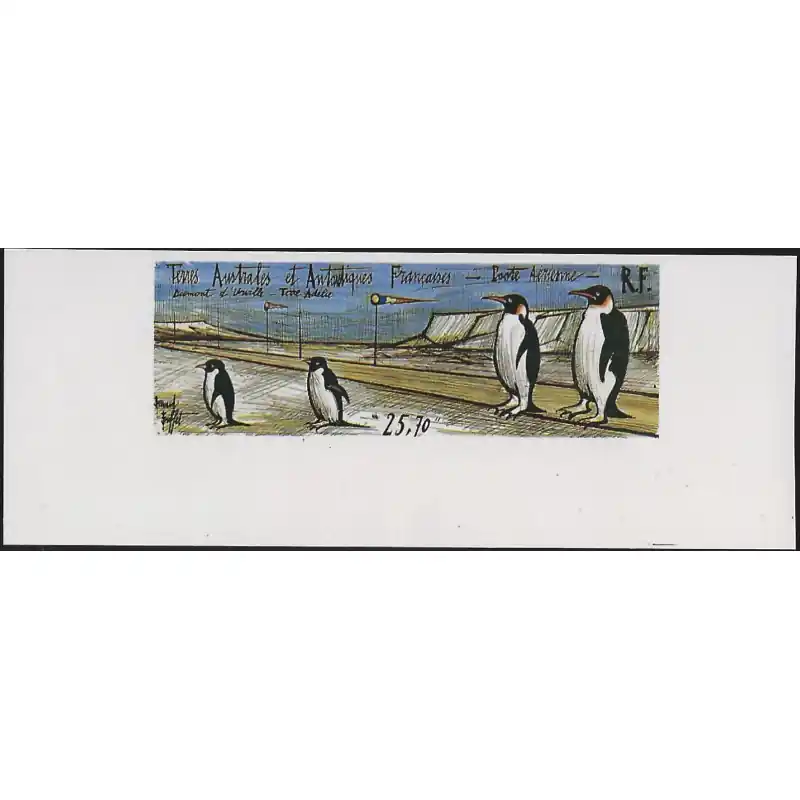 Garantie Incluse Piste de Terre Adélie timbre T.A.A.F. poste aérienne N°124 non dentelé neuf**.