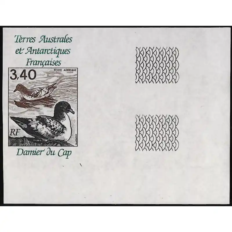 Artisanat Damier du Cap timbre T.A.A.F. poste aérienne N°121 non dentelé neuf**.