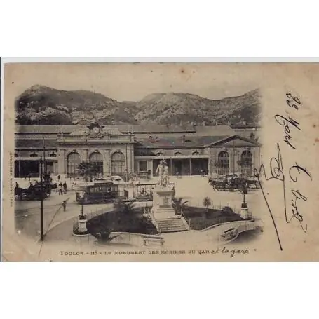 Carte postale 83 - Toulon - Le monument des mobiles du Var - Non voyage - Dos non divise Nouveauté