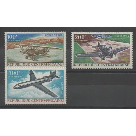 Centrafricaine (République) - 1967 - No PA50/PA52 - Avions Offre Exclusive