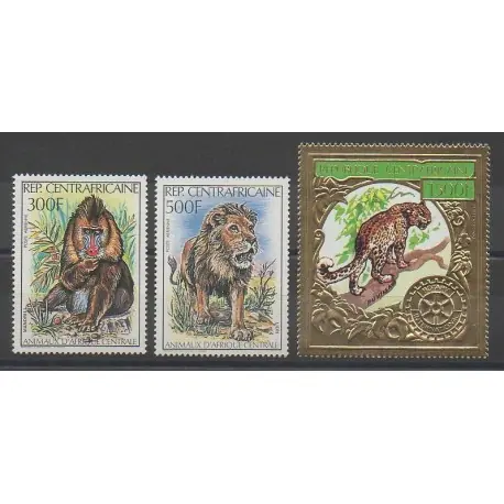 Offre Spéciale Centrafricaine (République) - 1982 - No PA255/PA257 - Animaux