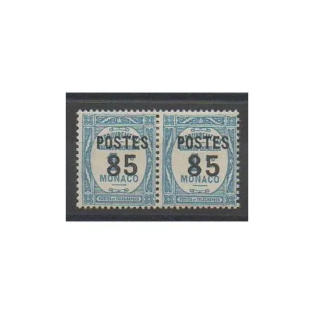 Populaire Monaco - Variétés - 1937 - No 149a - Attenant à normal - Neuf avec charnière