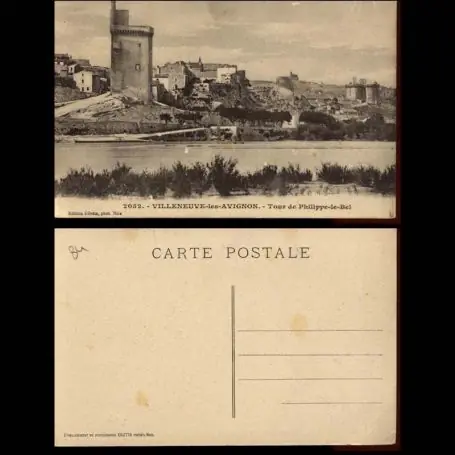 Carte postale 84 - Villeneuve les avignon - Tour de Philippe le bel Édition Limitée