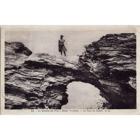 Tendance Carte postale 85 - de Croix de vie a Sion le pont du diable