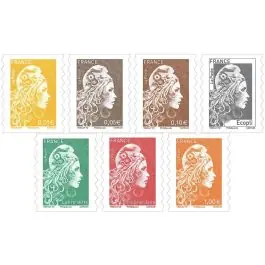 Bon Marché Timbre de collection France - Autoadhsif 1594 à 1600