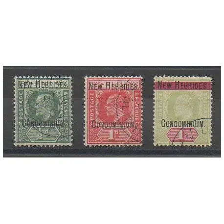 Nouvelles-Hébrides - 1908 - No 12/14 - Oblitéré Vente Flash