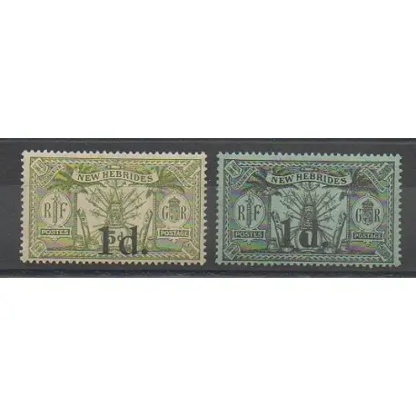 Nouvelles-Hébrides - 1920 - No 64/65 - Neuf avec charnière Promotion Saisonnière