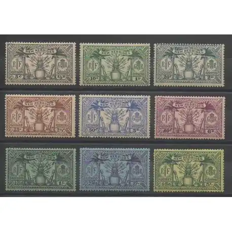 Nouvelles-Hébrides - 1925 - No 91/99 - Neuf avec charnière Commande En Gros