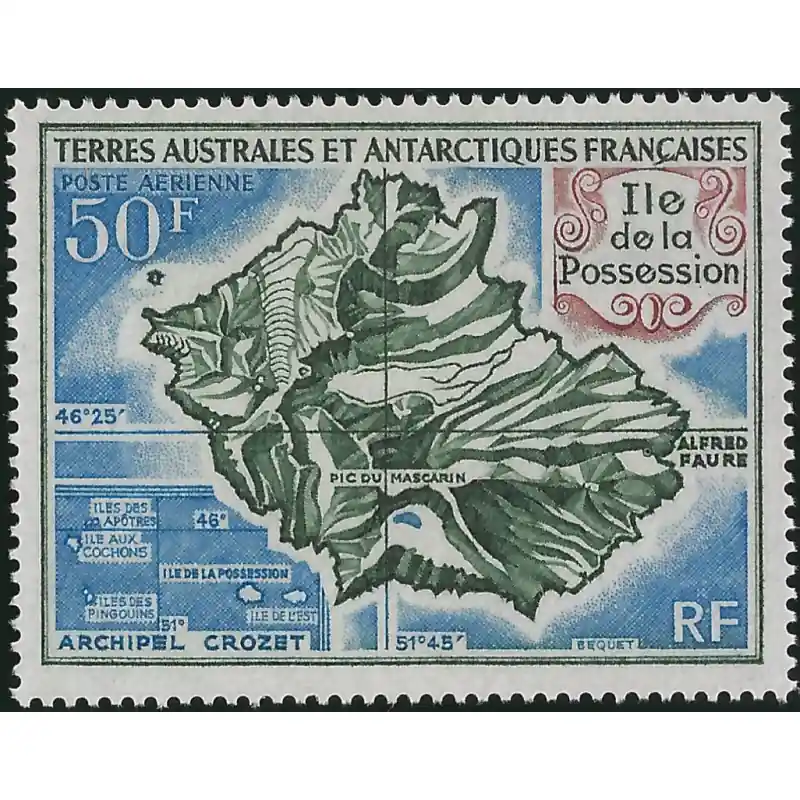 Meilleure Vente Ile de la Possession T.A.A.F. poste aérienne N°23 neuf**.