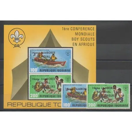 Offre Limitée Togo - 1975 - No PA270/PA271 - BF91 - Scouts