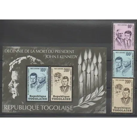 Achetez Aujourd’hui Togo - 1973 - No PA208/PA210 - BF72 - Célébrités