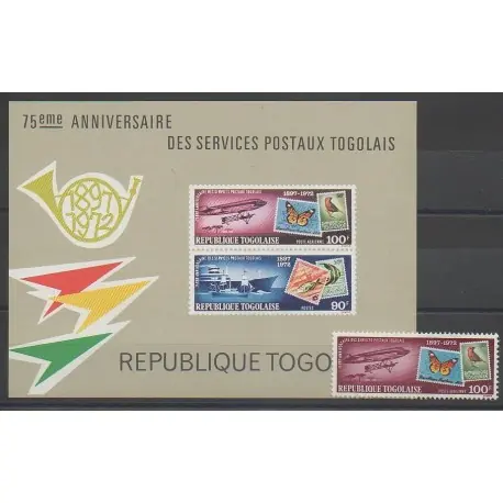 Gros Lot Togo - 1973 - No PA207 - BF71 - Timbres sur timbres