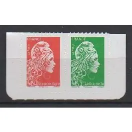 Timbre de collection France - Autoadhsif 1653 Paire Horizontale R+V Issu du Carnet Offre Spéciale