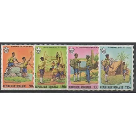 Togo - 1982 - No PA467/PA470 - Scouts Prix Réduit