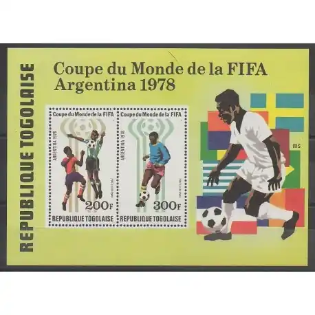 Authentique Togo - 1978 - No BF118 - Coupe du monde de football