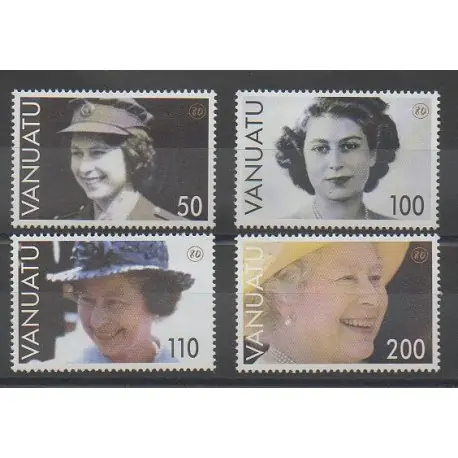 Vanuatu - 2006 - No 1242/1245 - Royauté Remise