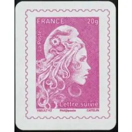 Timbre de collection France - Autoadhsif 1656B Lettre Suivie 20g Jusqu’à Épuisement Des Stocks