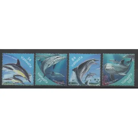 Vanuatu - 2000 - No 1097/1100 - Vie marine Retour Gratuit