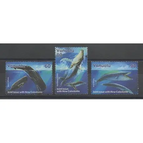 Vanuatu - 2001 - No 1110/1112 - Vie marine Dernier Modèle