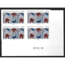 Quantité Limitée Timbre de collection France - Autoadhsif 1660A Coin Dat (Tissu Africain)