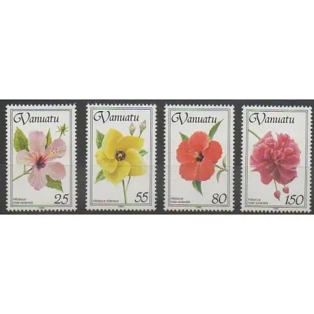 Vanuatu - 1993 - No 903/906 - Fleurs Gros Lot