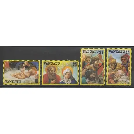 Offre Exclusive Vanuatu - 1982 - No 662/665 - Noël