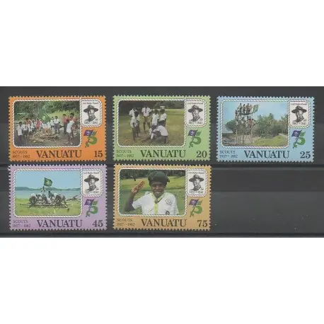 Vanuatu - 1982 - No 657/661 - Scouts Achat Immédiat