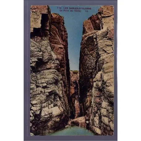 Carte postale 85 - Les Sables-d 'Olonne - le puits de l' enfer - Voyage - Dos divise Top Vente