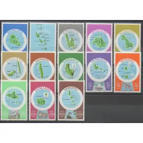Vanuatu - 1980 - No 583/595 Marque