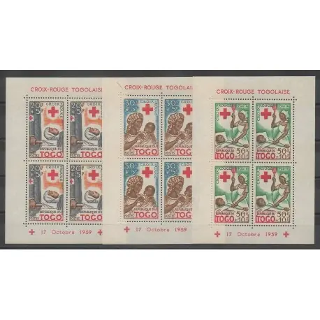 Togo - 1959 - No BF2/BF4 - Santé ou Croix-Rouge Commander Maintenant