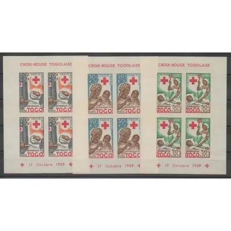 Togo - 1959 - No BF2/BF4ND - Santé ou Croix-Rouge Affaire À Saisir