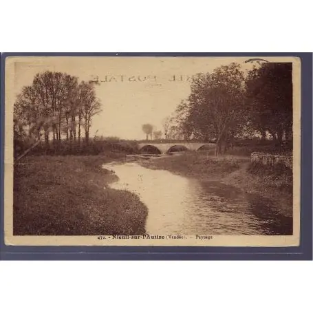 Nouvel Arrivage Carte postale 85 - Nieuil-sur-l' Autize - Paysage - Voyage - Dos divise