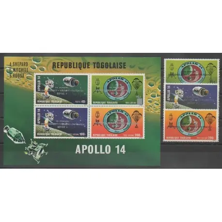 Paiement Sécurisé Togo - 1971 - No PA161/PA163 - BF54 - Espace