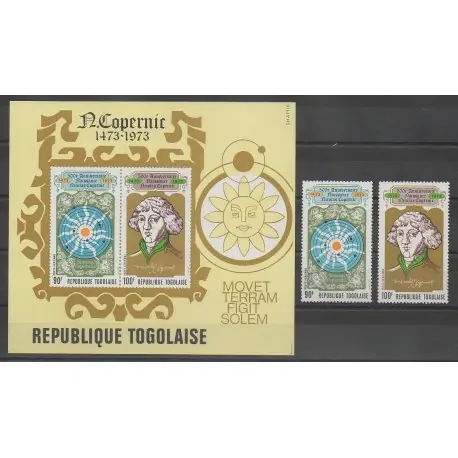 Meilleur Choix Togo - 1973 - No PA203/PA204 - BF70 - Astronomie