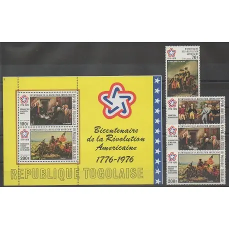 Top Vente Togo - 1976 - No PA272/PA275 - BF92 - Histoire