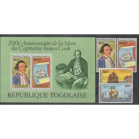 Meilleur Choix Togo - 1978 - No PA373/PA376 - BF125 - Bateaux