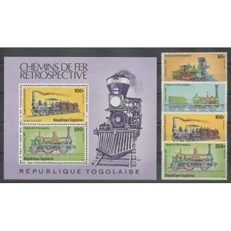 Togo - 1979 - No PA390/PA393 - BF130 - Trains Solde