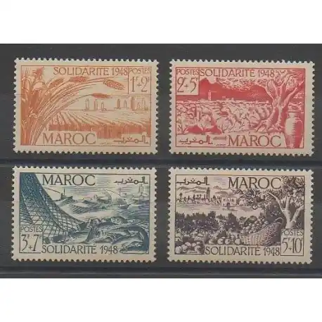 Livraison Mondiale Maroc - 1949 - No 271/274