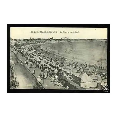 Jusqu’à Épuisement Des Stocks Carte postale 85 - Sables-d'Olonne - La plage a maree haute