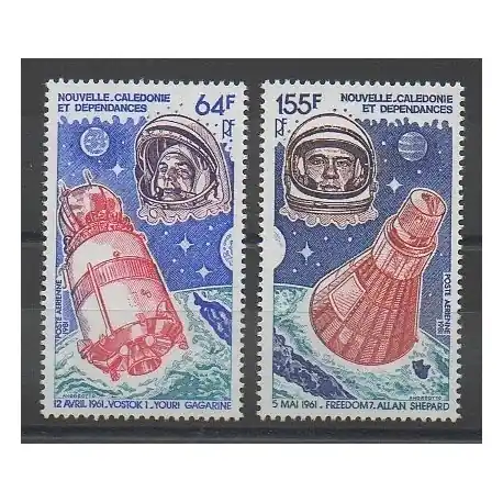 Nouvelle-Calédonie - Poste aérienne - 1981 - No PA212/PA213 - Espace Remise