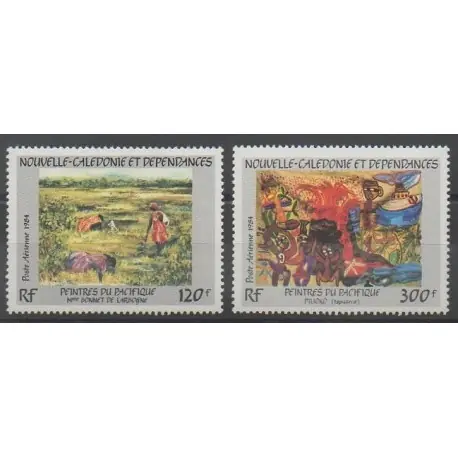 Nouvelle-Calédonie - Poste aérienne - 1984 - No PA245/PA246 - Peinture Commande En Gros