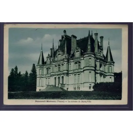 Acheter Direct Carte postale 86 - Bonneuil-Matours - le chateau de Marie-Ville - Non voyage - Dos divise