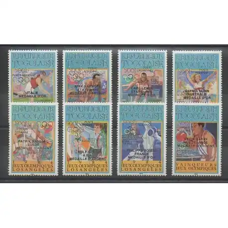 Vente Directe Togo - 1986 - No PA594/PA601 - Jeux Olympiques d'été
