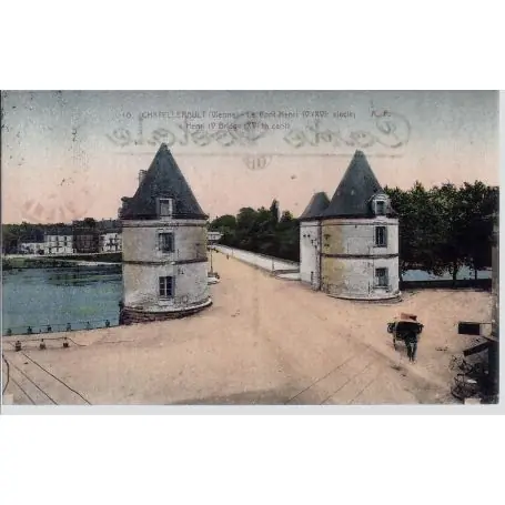 Carte postale 86 - Chatellerault - Le pont Henri IV Garantie Incluse