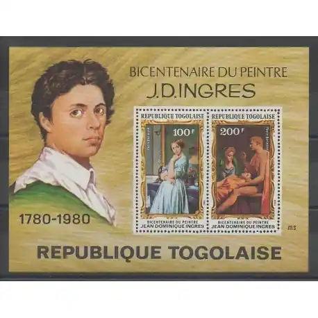 Togo - 1980 - No BF140 - Peinture Nouvel Arrivage