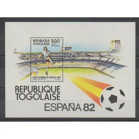 Nouvel Arrivage Togo - 1982 - No BF163 - Coupe du monde de football