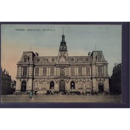 Usine Directe Carte postale 86 - Poitiers - Hotel de Ville - Non voyage - Dos divise
