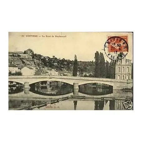 Carte postale 86 - Poitiers - Le pont de Rochereuil Réduction